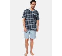 Shorty BABISTA "Kurzer Schlafanzug LEANDOR", Herren, Gr. XL, blau, Obermaterial: 100% Baumwolle CO., Homewear-Sets Shorty (28397336-XL) blau