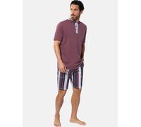 Shorty BABISTA "Schlafanzug VILORO", Herren, Gr. M, rosa (rot), Obermaterial: 100% Baumwolle CO., Homewear-Sets Shorty (26554400-M) rot