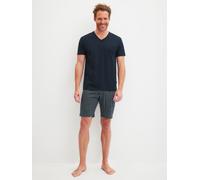 CALIDA Cotton Special Kurz-Pyjama Herren, aus 100% Baumwolle Saphir Blue 58-60