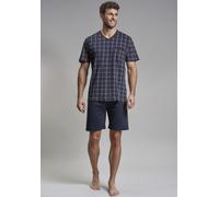 GÖTZBURG Herren Shorty blau kariert 1er Pack 48