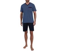 Shorty GÖTZBURG "Manhattan" Gr. 60, blau (blau, dunkel, uni) Herren Homewear-Sets (76743620-60) blau, dunkel, uni