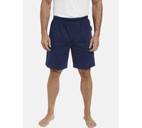 Shorty JAN VANDERSTORM "2er Pack kurze Schlafhose TIEMU", Herren, Gr. 3XL, blau (dunkelblau), Obermaterial: 100% Baumwolle CO., Homewear-Sets Shorty (35457752-XXXL) dunkelblau