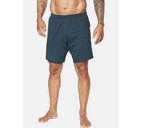Shorty JAN VANDERSTORM "2er Pack kurze Schlafhose TIEMU", Herren, Gr. L, blau (petrol), Obermaterial: 100% Baumwolle CO., Homewear-Sets Shorty (81070435-L) petrol