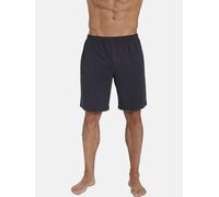 Jan Vanderstorm Comfort Fit Kurze Schlafhose dunkelblau, Gestreift