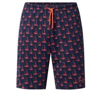 Shorty JAN VANDERSTORM "Kurze Schlafhose TORD", Herren, Gr. XL, blau (dunkelblau gemustert), Obermaterial: 100% Baumwolle CO., Homewear-Sets Shorty (16540861-XL) dunkelblau gemustert