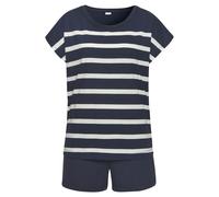 S.OLIVER Damen Shorty dunkelblau-weiß-gestreift Gr.44/46