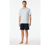 Schiesser Herren Pyjama Comfort EssentialsSchlafanzug, Pyjama Set, Nachtwäsche EU 52