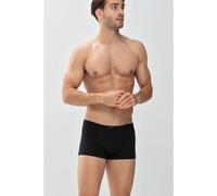 Boxer MEY "Dry Cotton", Herren, Gr. 8, schwarz, Single Jersey, Obermaterial: 57% Baumwolle, 38% Polyester (COOLMAX), 5% Elasthan, unifarben, körpernah, Unterhosen, klassischer Sitz, kurzes Bein (94028