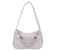 Shoulder Bag Clutch Bag Fashion Women Pure Color Butterfly Chain Design Underarm Bag Small Hobos Handbag Y2k Bag Pu Nylon Shoulder Bags Purses Under the Arms Armpit Bag