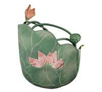 Shoulder Bag - Portable Adjustable Chinese Style, Elegant Tote Bag for Work, Heritage Aesthetic, Versatile Canvas Pouch | Casual Handbag for Adults Girls Wife Girlfriend