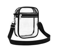 Shoulder Bags Clear PVC - Sling Pack Holder, Transparent Work Bag, Security | Shoulder Purse Shoulder Bags Clear PVC Sling Sports Beach Concerts Festivals Work Commuting Outdoor Travel Stadiums Everyday