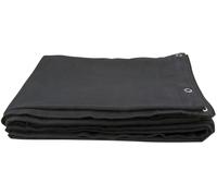 SHOWGEAR Hintergrundstoff Stagemolton 320 g/m² Schwarz - 300 x 450 cm (B x H)