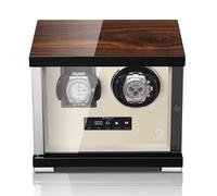 SHOWTIME Watch Winder 1+1 Watches - Walnut Beige