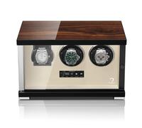 SHOWTIME Watch Winder 2+1 Watches - Walnut Beige