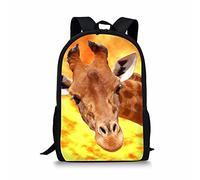 Showudesigns Cooler Crazy Horse Rucksack für Kinder, Jungen, Mädchen, lässiger Rucksack, giraffe, Einheitsgröße, Kinderrucksack
