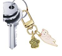 shpuuyy Katzen-Schlüsselanhänger, Katzen-Schlüsselanhänger-Anhänger | Entzückender Katzen-Schlüsselanhänger,Katzen-Kätzchen-Haustier-Charm-Anhänger, lustiger Cartoon-Kätzchen-ästhetischer