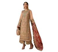 Shri Balaji Silk & Cotton Saree Emporium Pakistanische genähte Frauen Georgette Salwar Anzug Party Indian Festival 345G, 3, X-Large