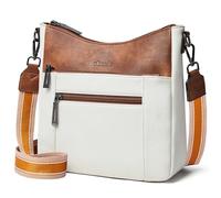 Shrrie Damen Crossbody Taschen für Frauen Trendy Vegan Leder Taschen Hobo Handtaschen Schultertasche mit abnehmbarem Gürtel für Reisen
