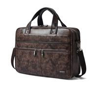 Shrrie Leather Messenger Bag for Women 16 inch Womens Laptop Bag,aktentasche,lehrertasche,Water-Resistant Vintage Briefcase für Geschäftsreisen, Aktentasche,Schulranzen