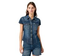 Wrangler Jeansbluse Shrunken Shirt indigo S