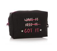 Shruti Aja GT Kosmetiktasche Got It Schwarz 20 cm