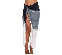 SHU-SHI - Damen Sarong/Pareo für den Strand - zum Tragen über Badeanzügen - mit Farbverlauf