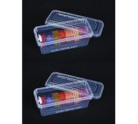 Shubh Empire Kart One Rod Armreif-Box für Damen, Boxen zur Aufbewahrung, Kunststoff, große Größe, Schmuckschatulle für Reisen, Braut, tragbarer Chudi-Organizer für Reisen, transparenter Organizer, 2