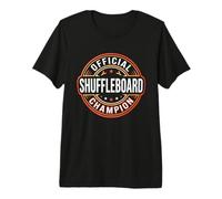 Shuffleboard Champion Brettspiel Liebhaber Outdoor Shuffle Board Premium T-Shirt