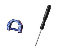 Shurhome Legierungen Miniatur Schlüsselanhänger Clip mit abnehmbarem Werkzeug, präzise gefertigte, mehrfarbige Kompakttaschen für Reisen, unverzichtbarer Camping Karabiner