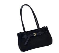 Shurhome Unterarmtasche koreanischen Stil, trendige Wildleder Handtasche, Abendtaschen, leichte Schultertasche für Arbeit, Büro, Alltag, unverzichtbar, trendige Damen Arbeitstasche