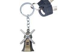 Shurzzesj Schlüsselanhänger Mühle a, Schlüsselanhänger aus Metall - Schlüsselanhänger Schmuck,Schlüsselanhänger in Form einer Mühle aus Metall Schlüsselanhänger Anhänger für Modeschmuck für Auto