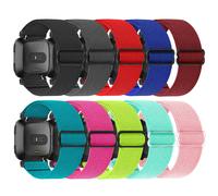 ShuYo 10er-Pack elastisches, verstellbares Nylon-Armband ist kompatibel mit Fitbit Versa/Versa 2/Versa Lite/Versa SE f r Damen und Herren, weiche