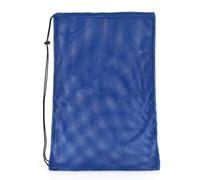 SHYSBV Sporttasche aus Netzstoff mit Kordelzug, Netzbeutel für Schwimmen, Strand & Fitness - Turnbeutel, Praktischer Mesh Bag für Reisen & Sport (Blau)