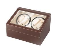 SHZICMY Uhrenbeweger 4+6 Uhren, Automatische Uhrenbox Watch Winder Display Box PU Automatikuhren Kasten