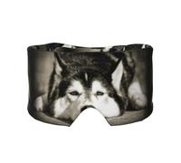 Sibirischer Husky, Vollständige Augenabdeckungen, lichtblockierende Augenmaske, Schlafaugen- und Ohrenschützer