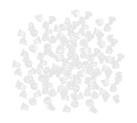 Sichere Ohrring-Hülsen - 0,4 x 0,4 cm, 200-teiliges Schmuckstopper-Set, transparente Anti-Drop-Befestigungskappen, weiches, langlebiges Ohrstecker-Halter-Zubehör | Alltagskleidung, Abendparty,