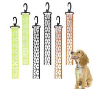 Sicherheits-Schlüsselanhänger - 6 Stück reflektierende Etiketten, Nylon-Schlüsselanhänger für Kinder, Rucksack, Rollstuhl, Fahrrad und Tasche, Hochsichtbarer Reflektor Zubehör für Sicherheit im Freien