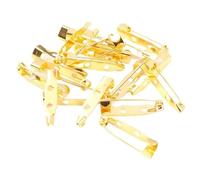Sicherheitsnadeln für Kleidung, Packung mit 50 Broschennadeln aus Edelstahl, mehrfarbig, 15-40 mm, for die DIY-Schmuckherstellung(Gold,35mm 50pcs)
