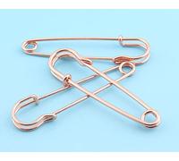 Sicherheitsnadeln, Kiltnadeln, Nadeln for Kleidung, 15 Stück, 65/75 mm, Roségold, Sicherheitsnadeln, Jumbo-Sicherheitsnadel for Decke, Metallnadeln, Brosche, Sicherheitsnadeln, DIY, Jumbo-Sicherheitsn