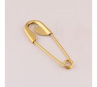 Sicherheitsnadeln, Kiltnadeln, Nadeln for Kleidung, 5 Stück, 10 mm, große Bastel-Sicherheitsnadeln, gold-/rosévergoldet, Sicherheitsnadel, Brosche, Maschenmarkierer, Metall-Sicherheitsnadeln, Schlaufe