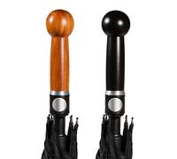 Sicherheitsschirm mit Knauf Standard 90 cm - Nussbaum