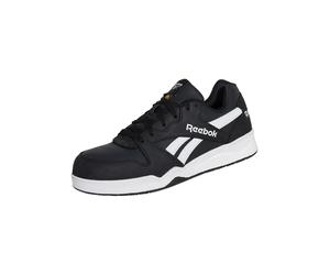 Sicherheitsschuh REEBOK "BB4500 Work" Gr. 41, schwarz (schwarz, weiß), 41, Obermaterial: 50% Rindsleder Leather cow. 50% Lammleder LEL., Schuhe (34359803-41) schwarz, weiß