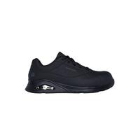 Sicherheitsschuh SKECHERS "BLK UNO" Gr. 45, schwarz, 45, Obermaterial: 100% Textilmaterial TEXMAT., Schuhe (96334466-45) schwarz