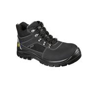 Skechers Herren Stiefelette Trophus Letic Schwarz Nubukleder/Textil Größe 42