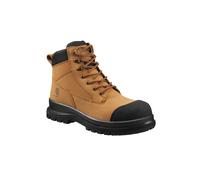 Sicherheitsstiefel CARHARTT "Detroit" Gr. 41, braun (braun, schwarz), 41, Obermaterial: 50% Rindsleder Leather cow. 50% Lammleder LEL., Schuhe (65118212-41) braun, schwarz