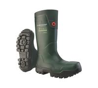 Sicherheitsstiefel DUNLOP "FieldPRO Thermo+ Full Safety" Gr. 45, grün, 45, Obermaterial: 100% Textilmaterial TEXMAT., Schuhe (22372243-45) grün