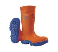 Dunlop Sicherheitsgummistiefel FieldPRO Thermo+ LP8KU01 PUROFORT® S5 Blau/Orange Größe 47