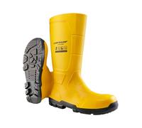 Sicherheitsstiefel DUNLOP "JobGUARD Full Safety" Gr. 46, gelb, 46, Obermaterial: 100% Textilmaterial TEXMAT., Schuhe (27387144-46) gelb