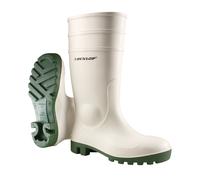 Sicherheitsstiefel DUNLOP "Pomastor" Gr. 44, weiß, 44, Obermaterial: 100% PVC PVC., Schuhe (11392047-44) weiß