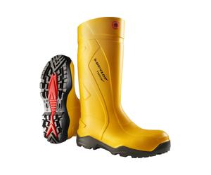 Sicherheitsstiefel DUNLOP "Purofort+ full safety" Gr. 49, gelb, 49, Obermaterial: 100% Textilmaterial TEXMAT., Schuhe (57236358-49) gelb
